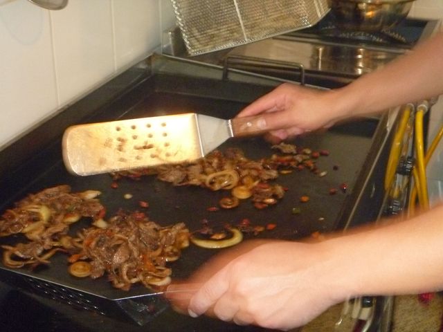 The preparation of one of the best sandwiches ever created.