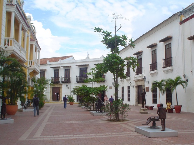 One of the many beautiful parts of Cartagena's Old City.
