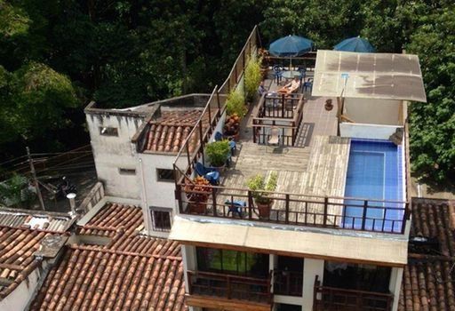 La azotea en Casa Kiwi es un gran lugar para relajarse. O para festejar.