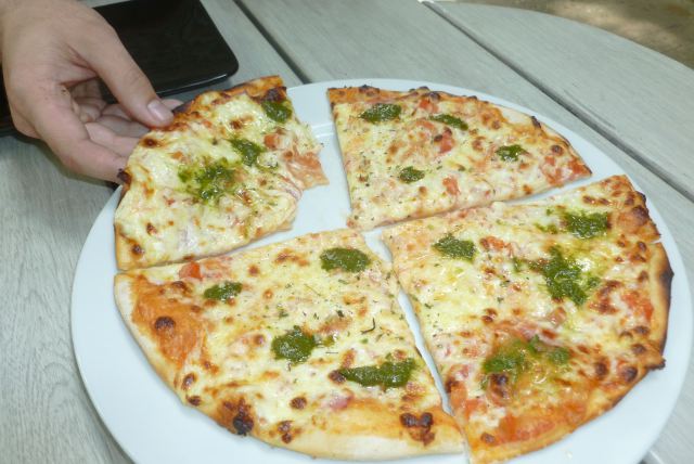 Amo la pizza, y todo lo demás, en Toscano.