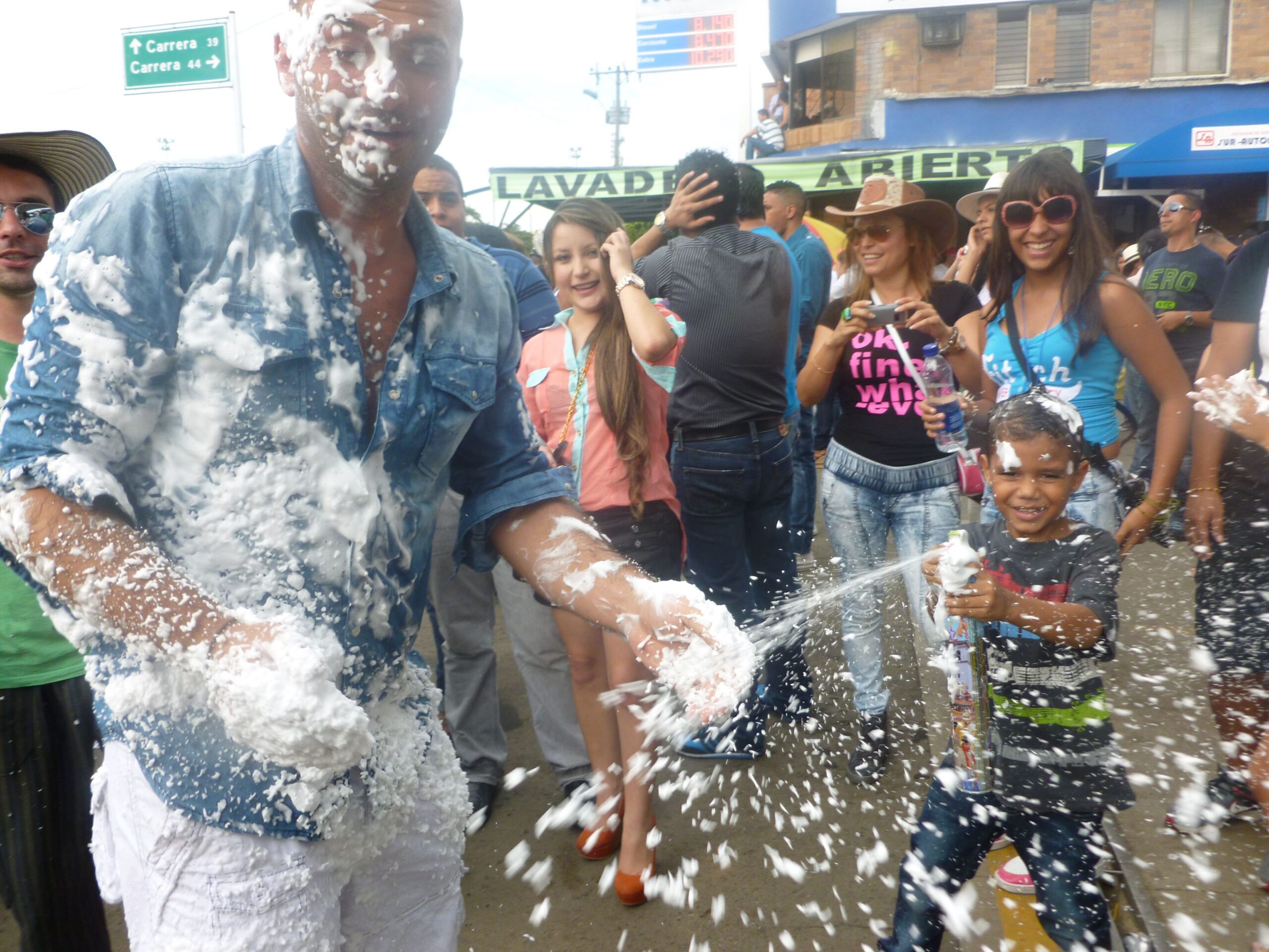 Cali Giuseppe, drowned in foam.