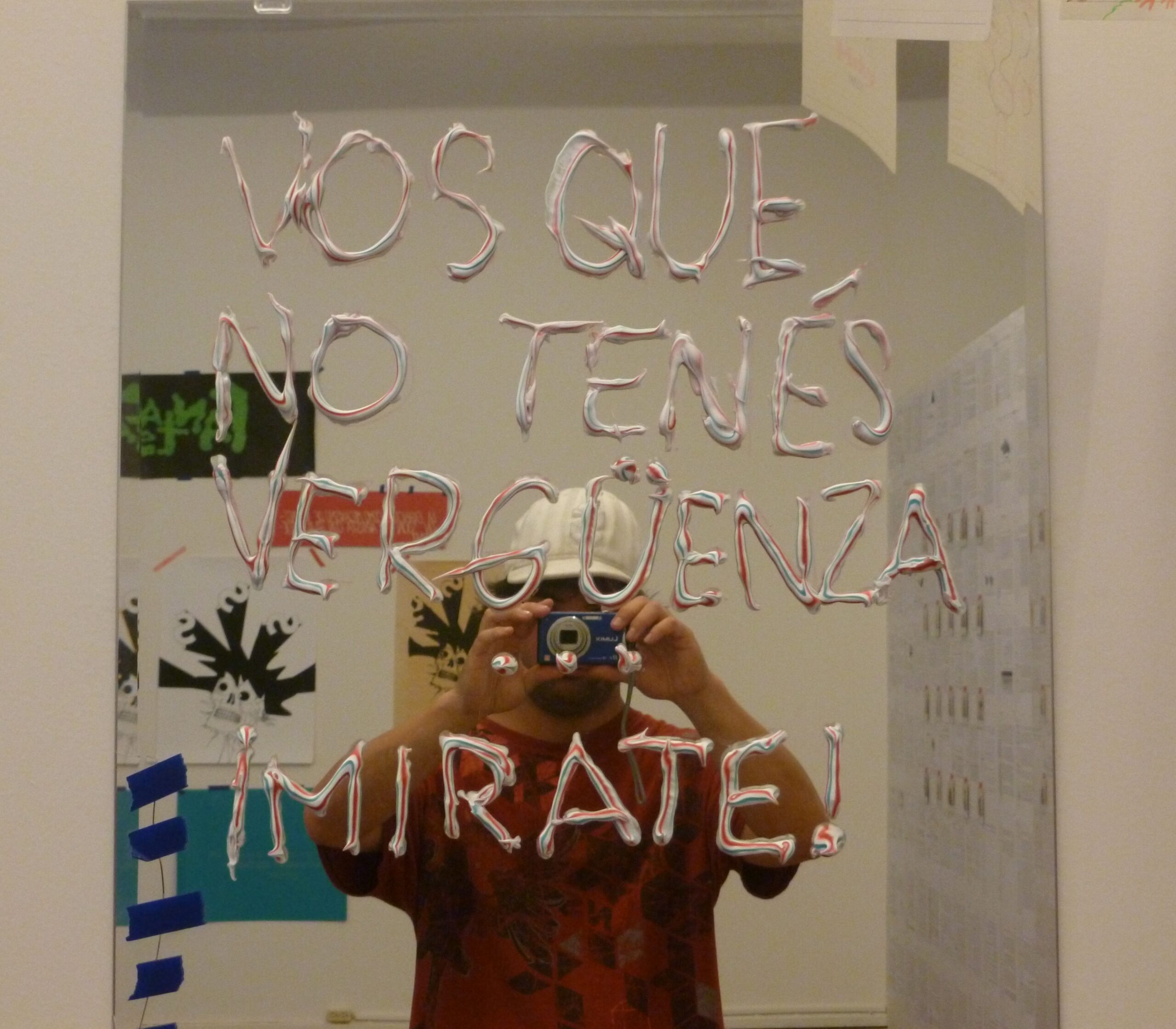 Cali Translation: "You, who are not ashamed. Look at yourself."