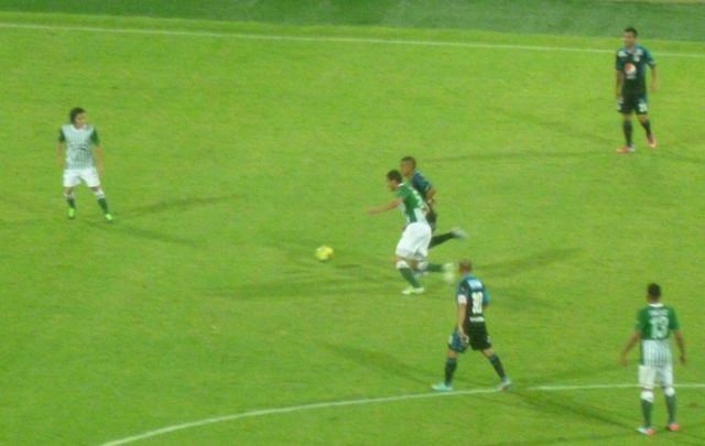 Nacional on the attack. Nacional on the attack.