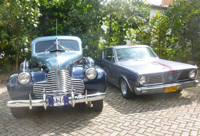 Old cars Hmmm...which one would I rather drive...tough choice.