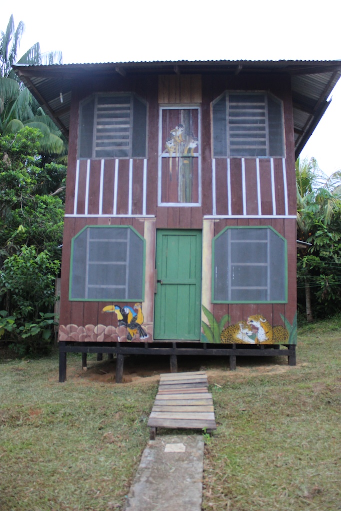 Cabin The author's cabin in the village