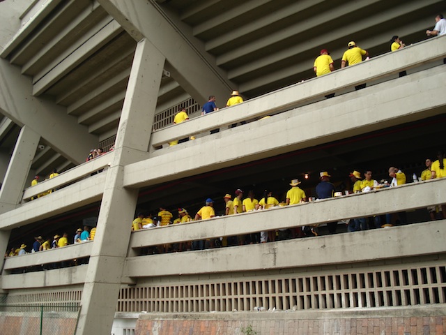 The stadium was supposedly built for just 9 million dollars. 