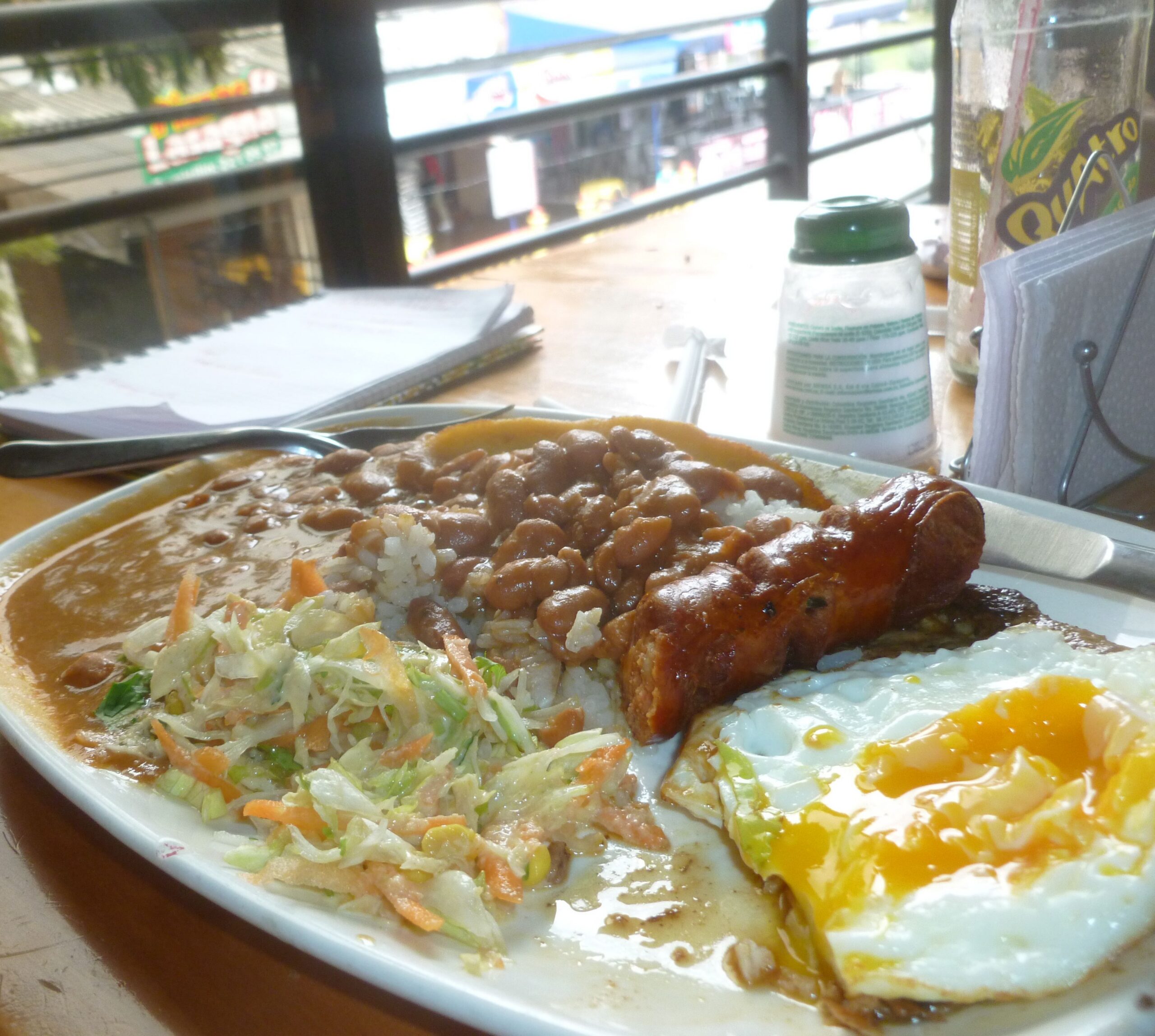 Lunch I loved my hearty lunch. I just wish Colombians wouldn't use so much salt.