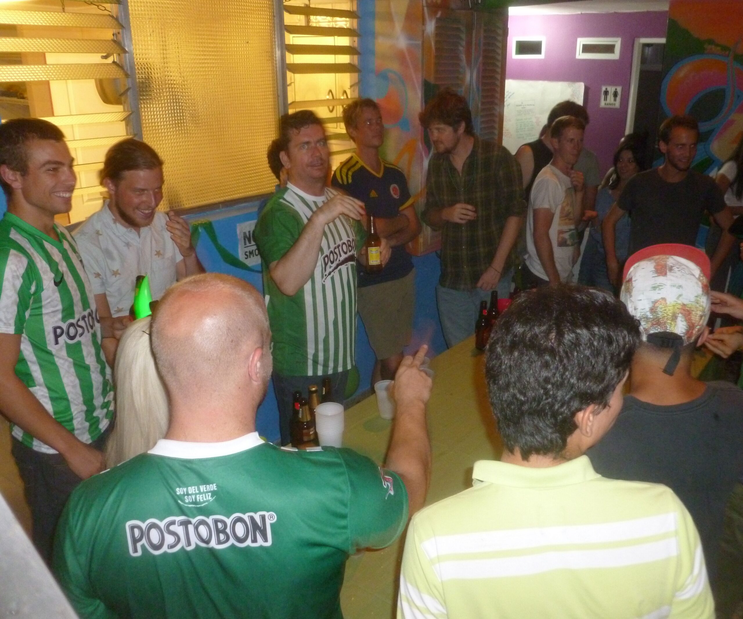 Beer pong El beer pong era imprescindible en la fiesta del Día de San Patricio.