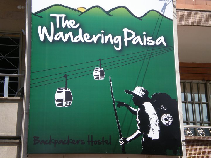 The wandering Paisa Sabrás cuando estés parado fuera de The Wandering Paisa. No puedes perderte el letrero.