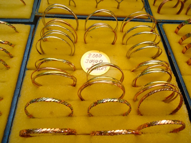 Bronze bracelets San Alejo Handicraft Market