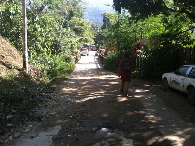 The road to Minca