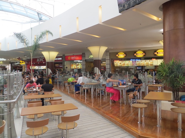 Food court The fourth floor food court in Santafé