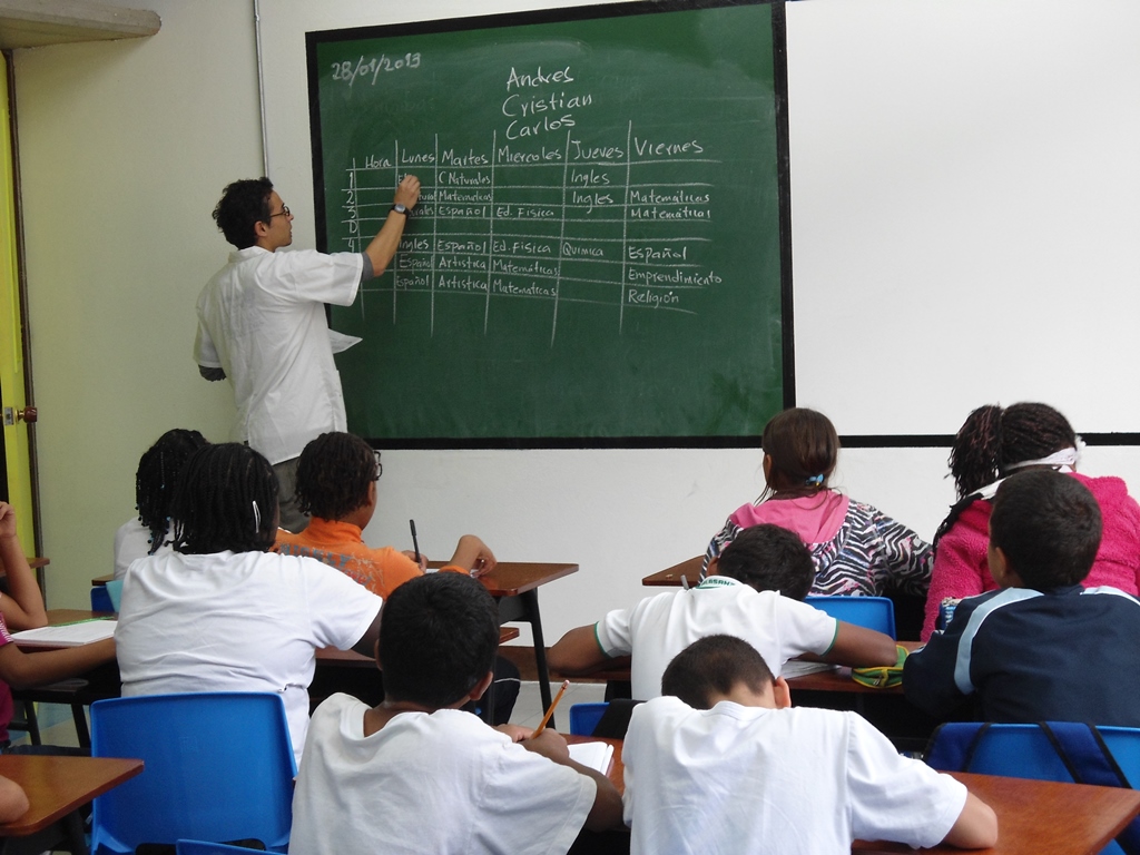 Children Children learning at one of the education projects