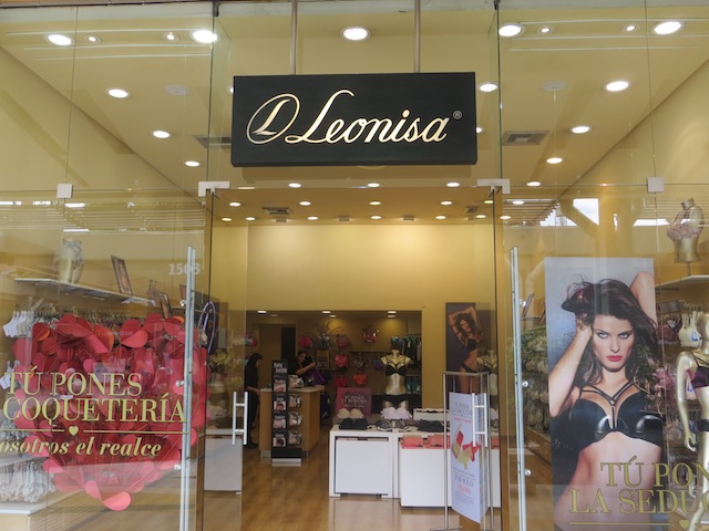 Leonisa Leonisa, one of several lingerie stores in San Diego mall