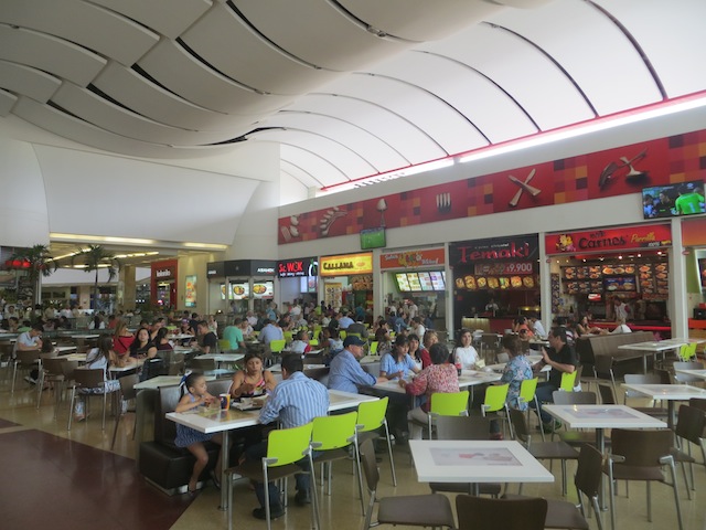 Food court The second floor food court in San Diego mall