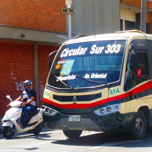 Circular bus Circular 302 and 303 cover a lot of ground in the city.