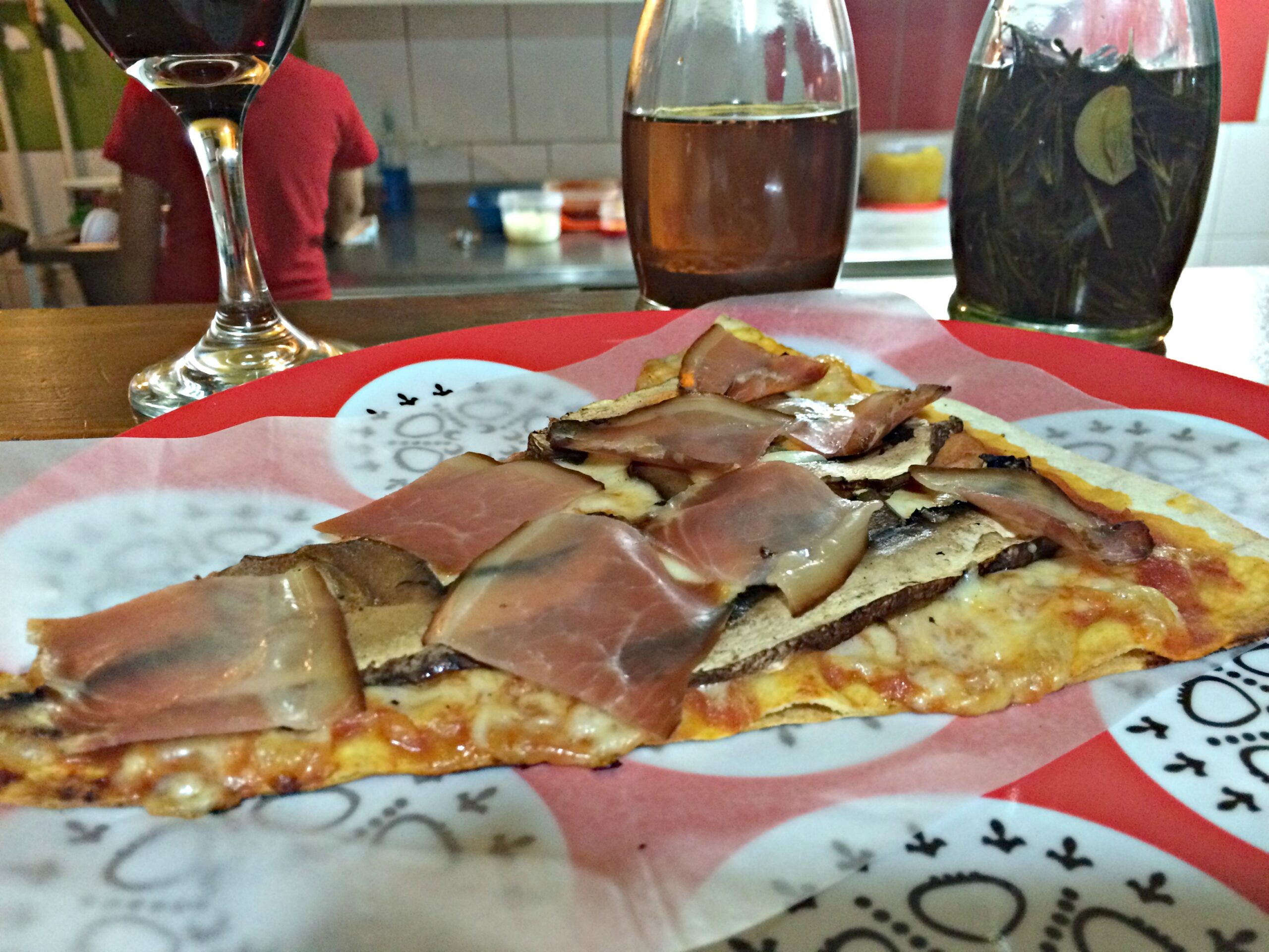Portobello speck pizza Portobello speck pizza