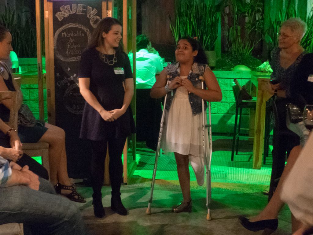 Juliana Juliana, one of the two kids we helped by raising money for Mahavir Kmina