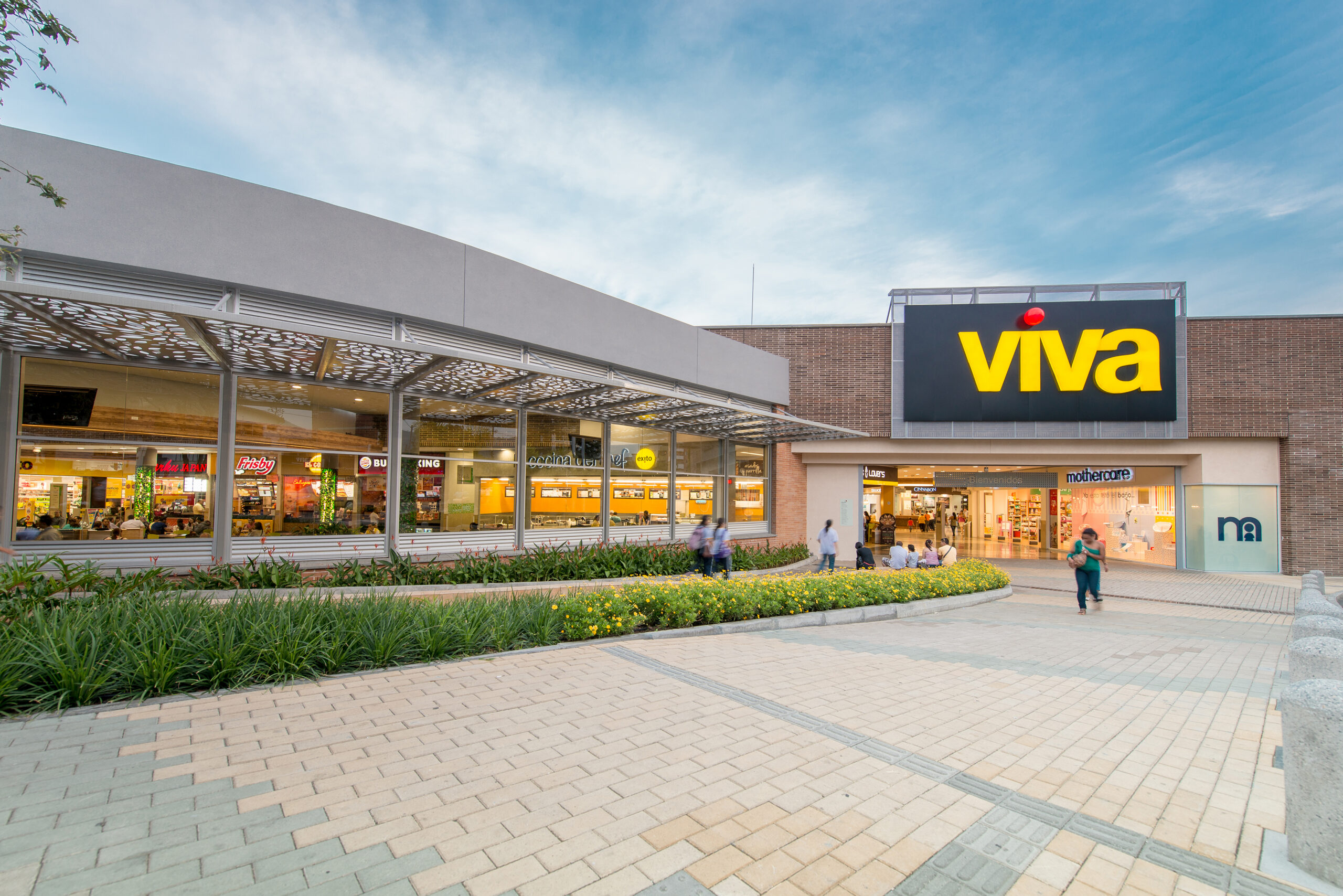 The Food Court seen from outside. Photo taken from official website.