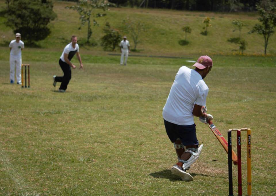 Medellín batting Medellin batting (photo:Medellin Cricket club)