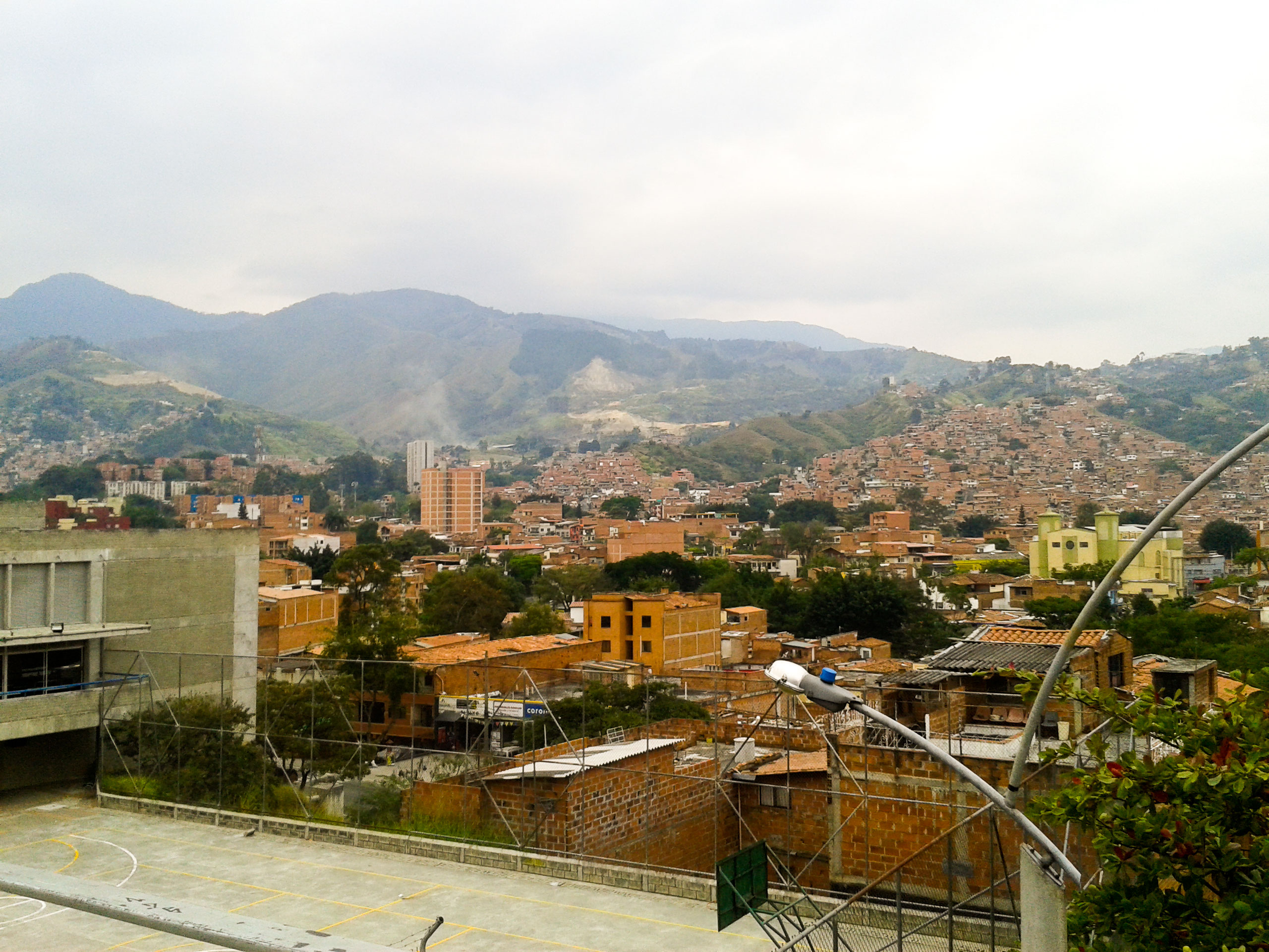 Comuna 13 View of comuna 13 from Parque Biblioteca close to San Javier Metro Station