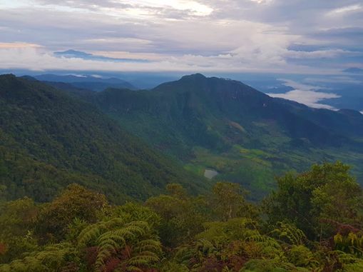 The view from atop Las Nubes