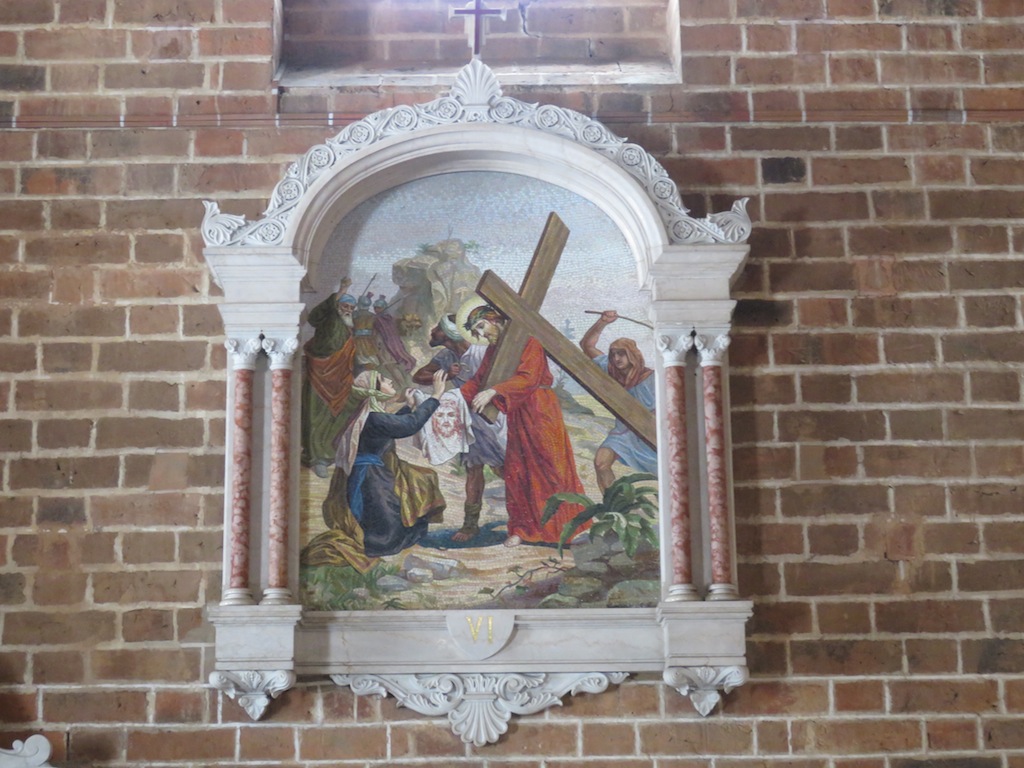 Art One of the many art pieces in the church