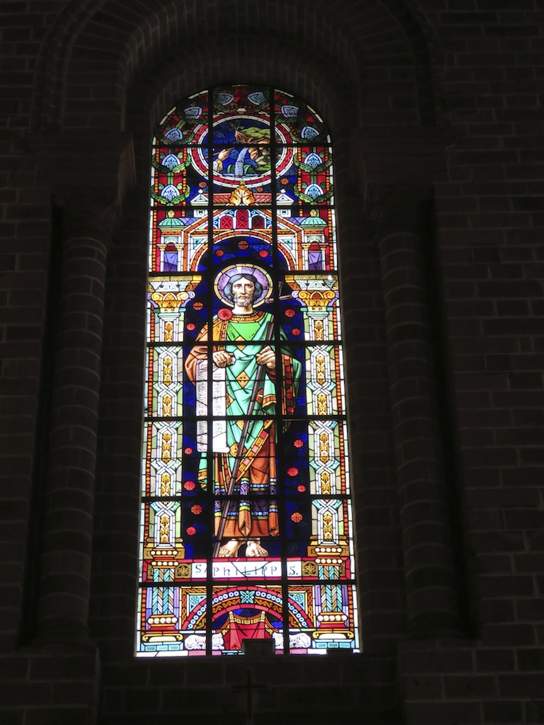 Stained glass One of the stained glass windows