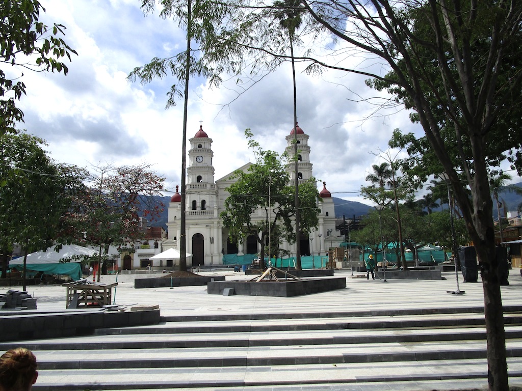 Parque Envigado Construction at Parque Envigado