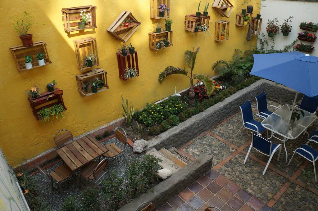 Outdoor patio The charming outdoor area