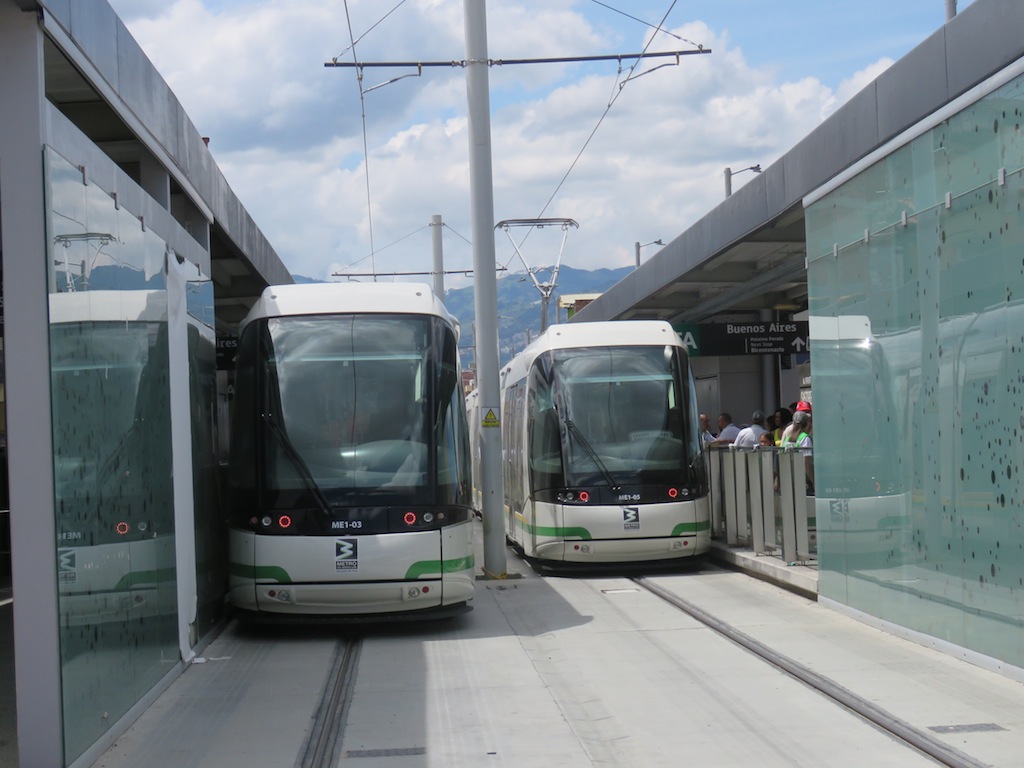 Nuevos Tranvías en la estación Buenos Aires