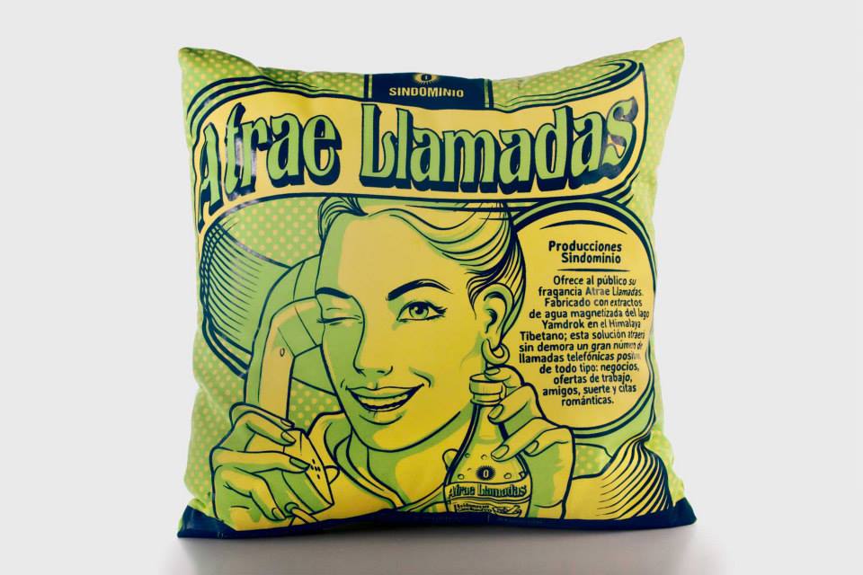 One of their prints on a cushion