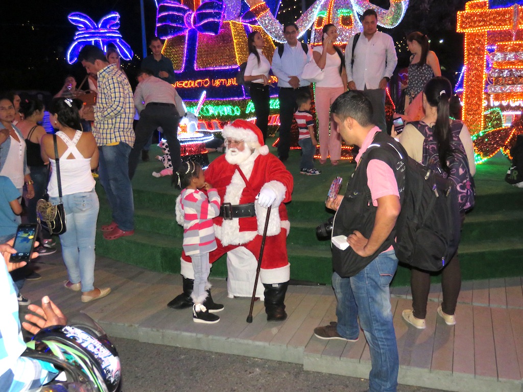 Many families with children will be seen along the lights display