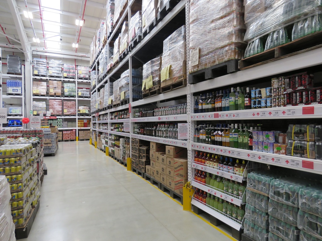The alcohol aisle