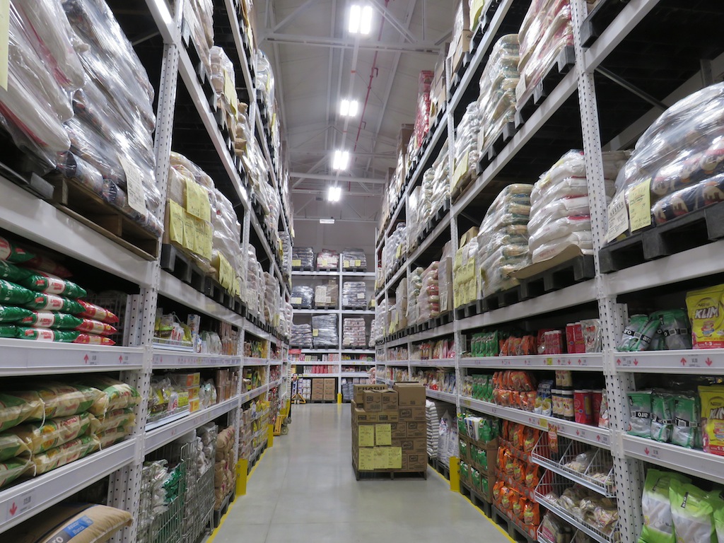 One of the grocery aisles 