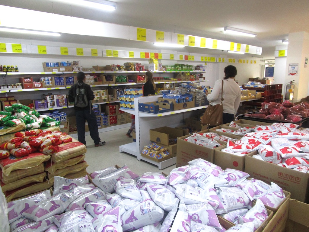 Inside a Tiendas D1 store