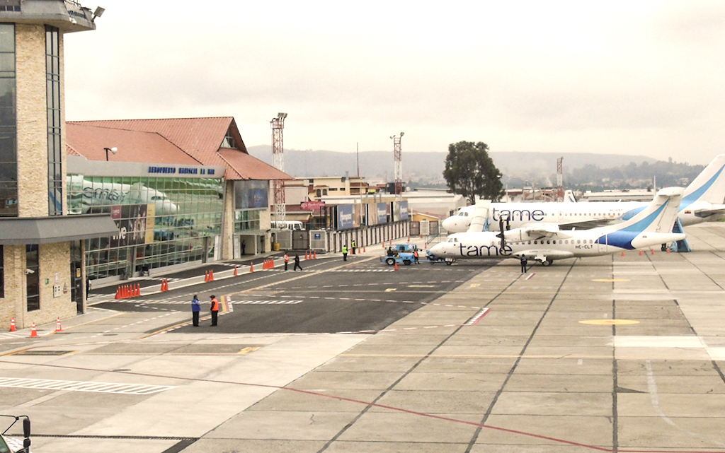 Cuenca’s tiny Mariscal La Mar airport