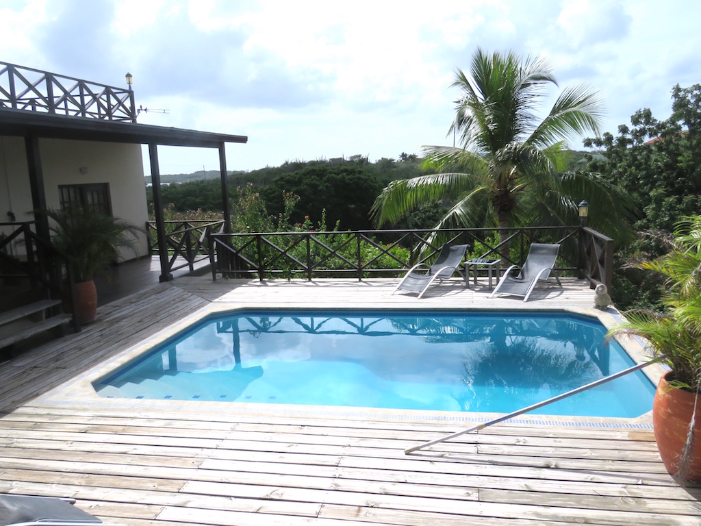 Pool at apartment we rented