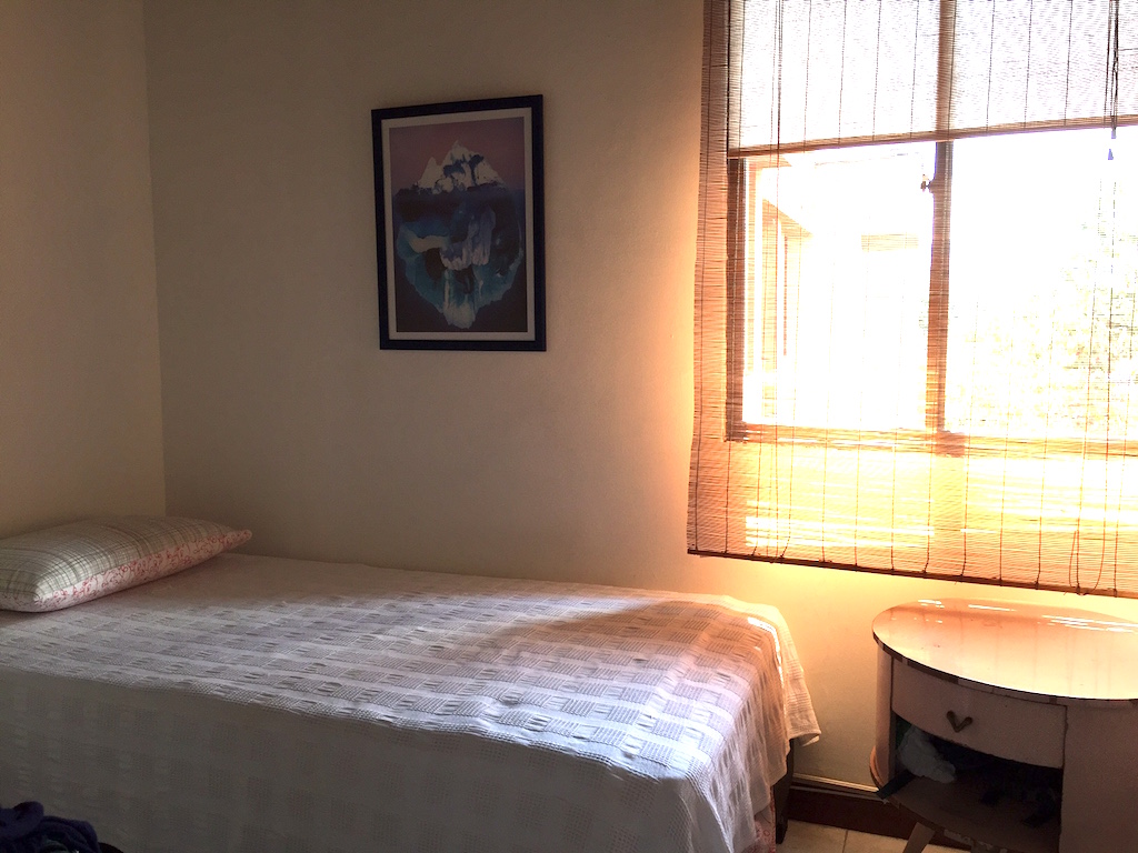 My rented furnished bedroom
