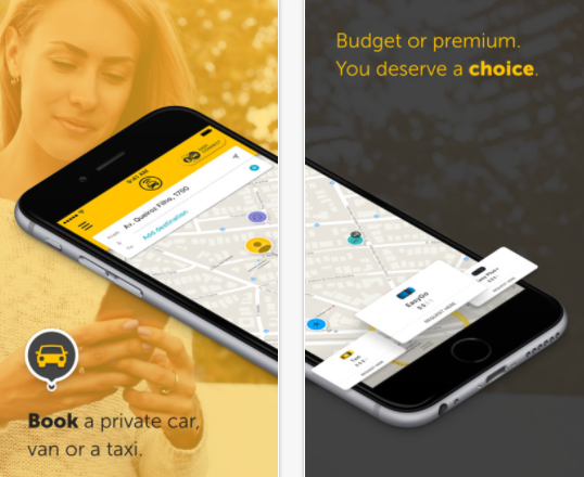 EasyTaxi App, courtesy of EasyTaxi