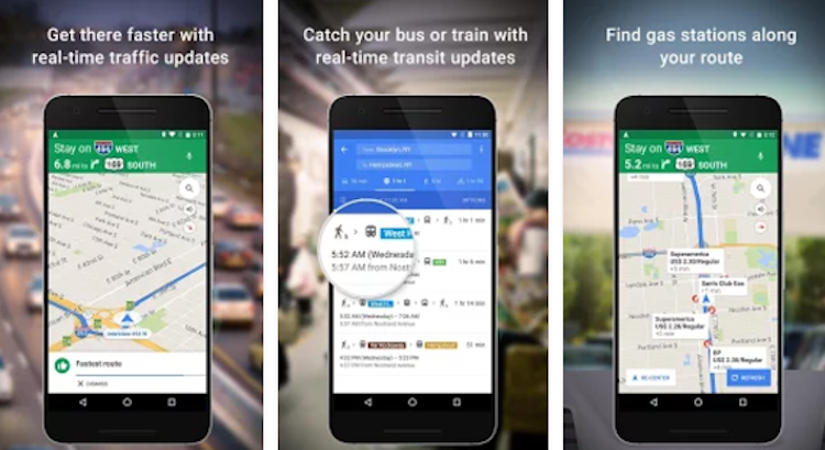 Google Maps App, courtesy of Google