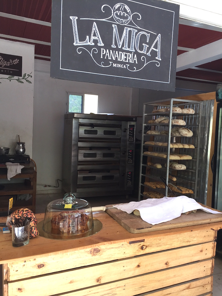 La panadería La Miga en Minca