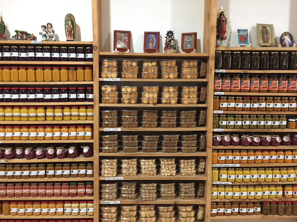 Una fracción de los productos disponibles en Dulces del Jardín