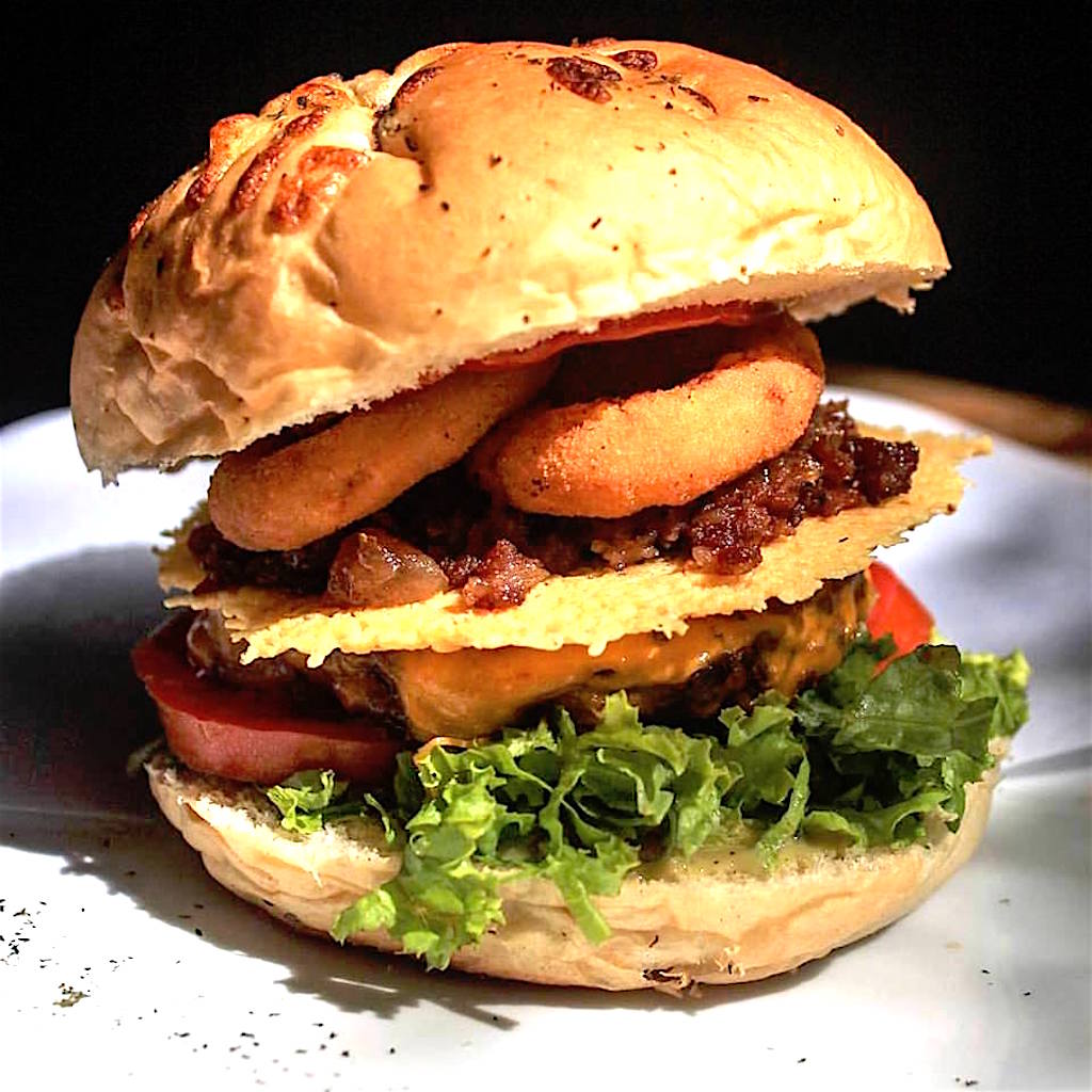 The Burger World burger at Burger World, photo courtesy of Burger World