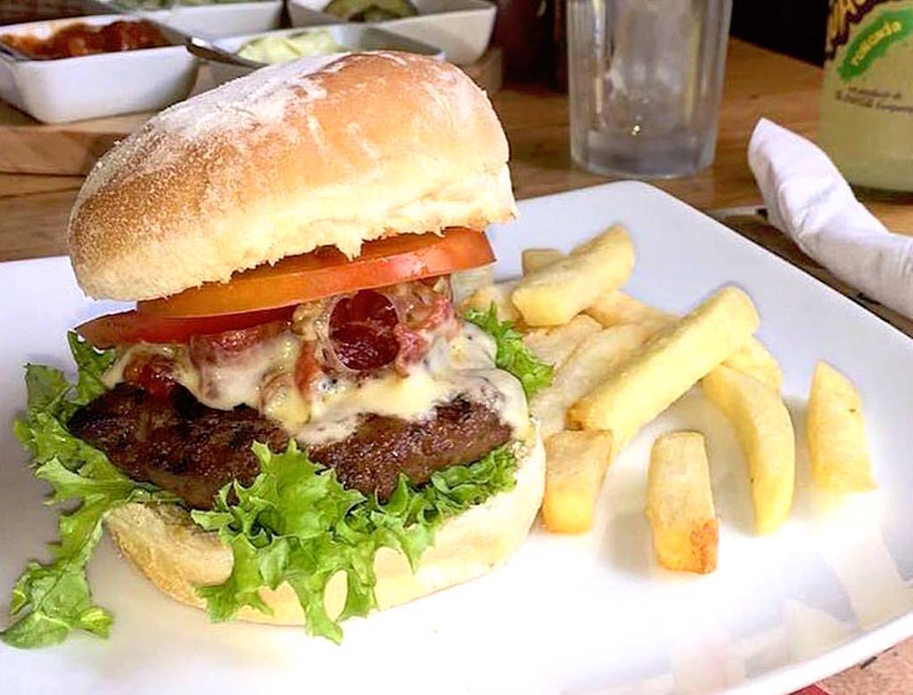 Burger at Fellini, photo courtesy of Fellini