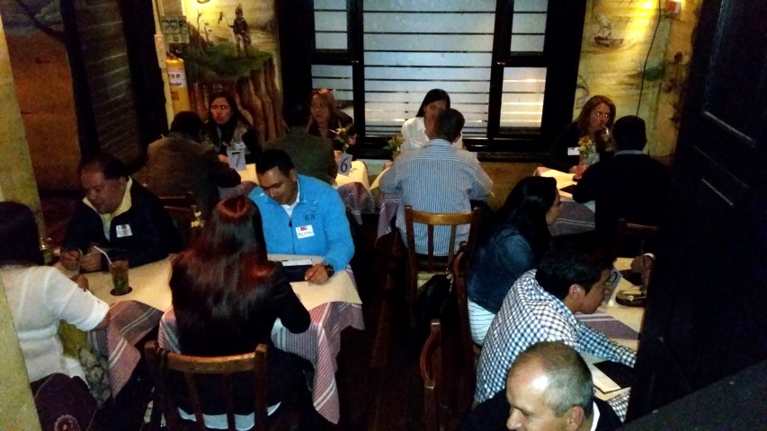 Speed dating in full swing