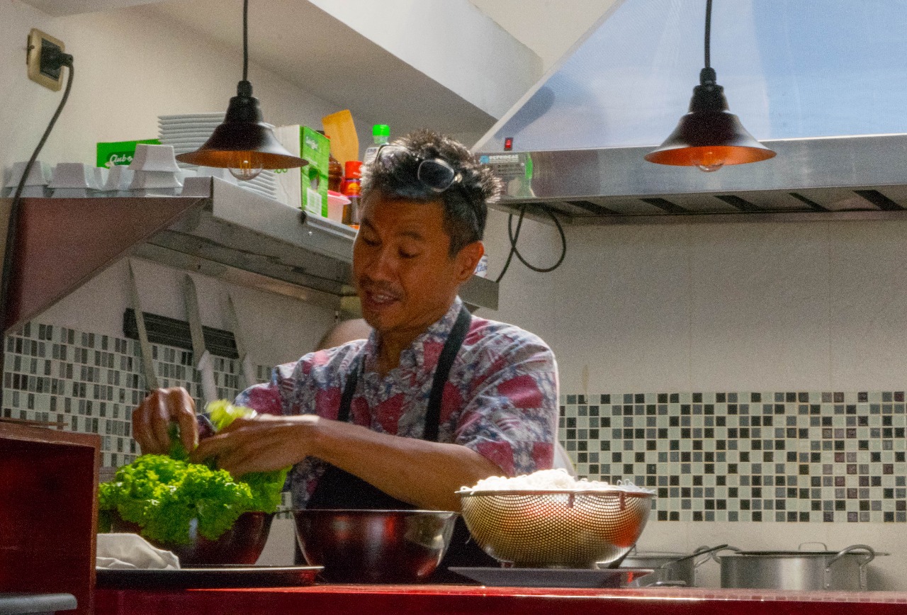 Alex Nhan, owner and chef at District 1
