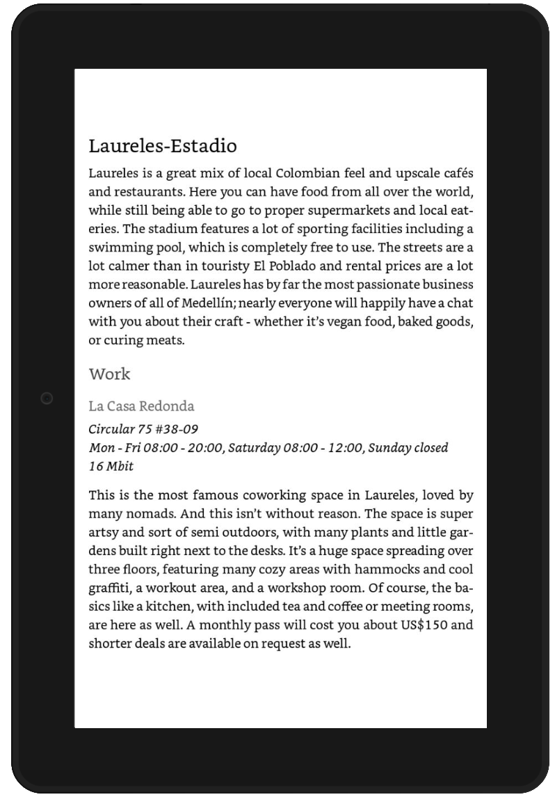 Laureles-Estadio neighborhood recommendations 
