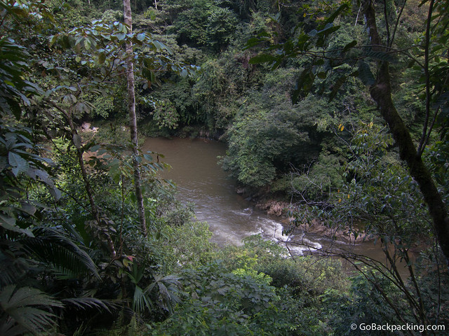 Rio Claro View of the river from our room