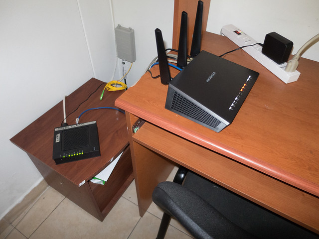 Fiber optic internet connection A new, dedicated fiber optic line will bring the internet connection speeds up to 30 MB
